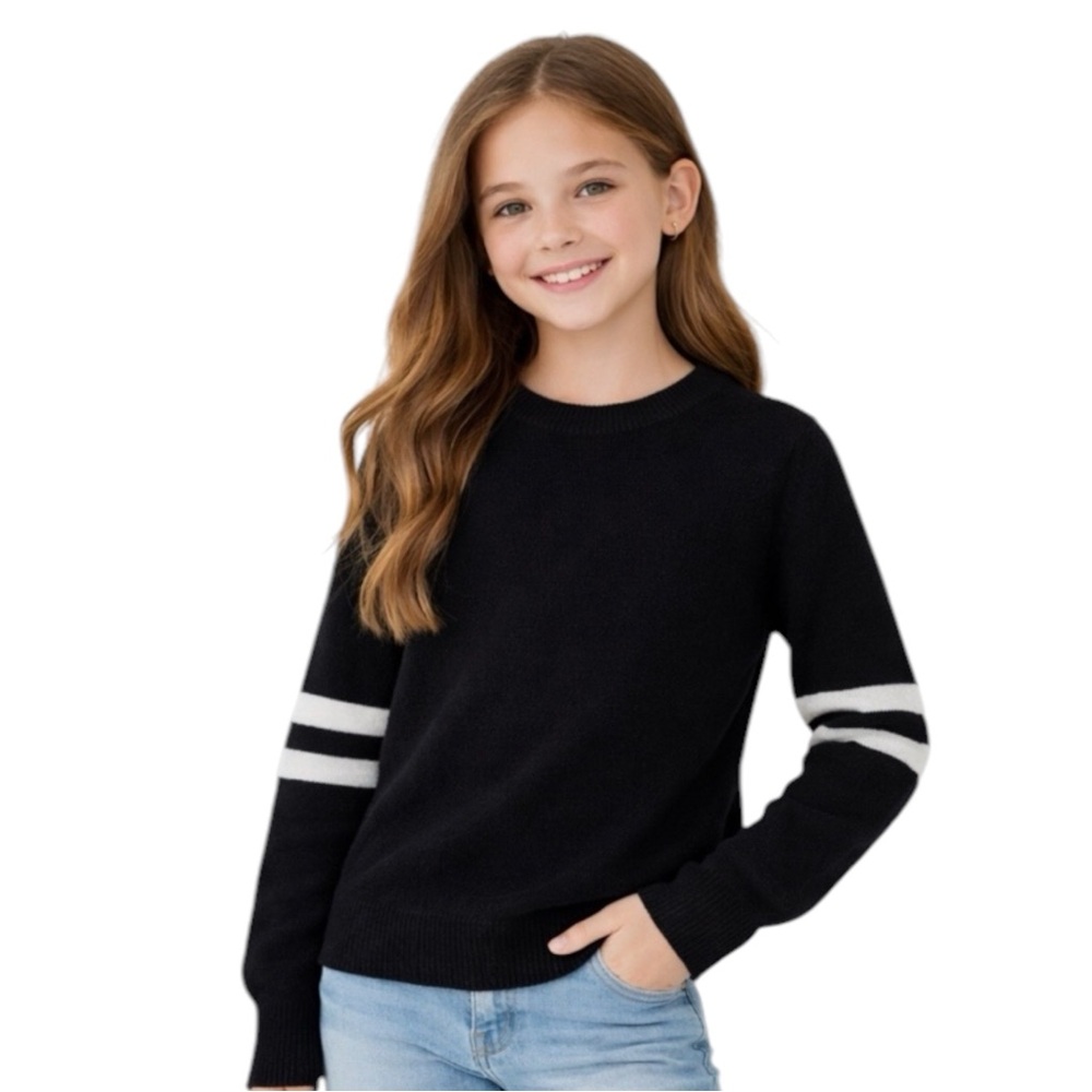 NWT Aqua by Bloomingdales Girls Cashmere‎ Sweater Luxurious Warm Gift
